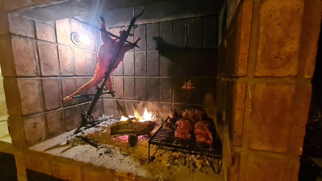 New year eve dinner: Cabrito (kid), tenderloins & boneless ribeye