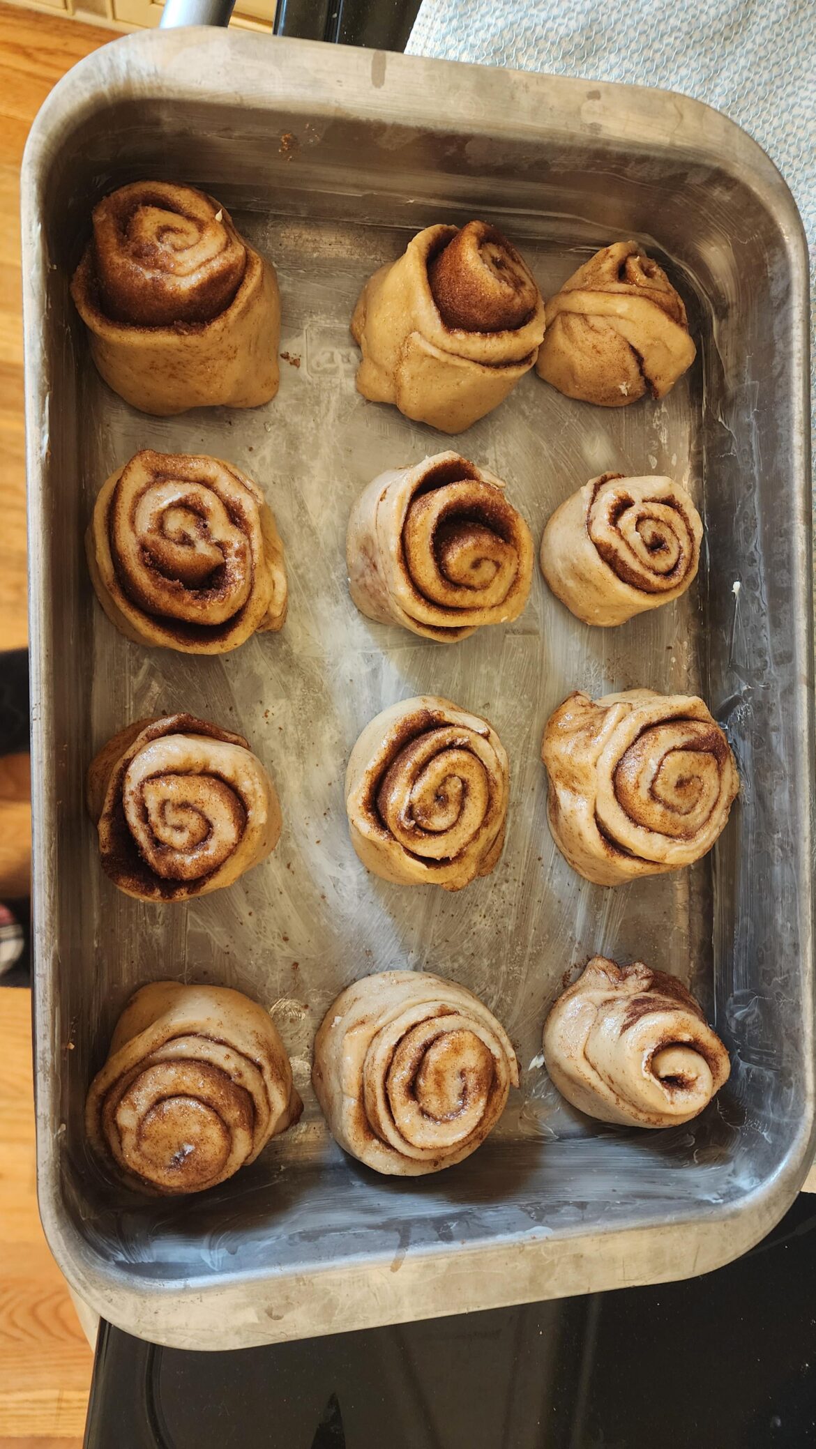 Proofed in oven with light on, dough hasn't risen.