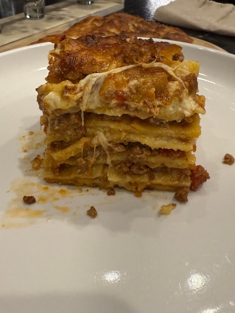 Traditional lasagna - fresh pasta, bolognese, bechamel…