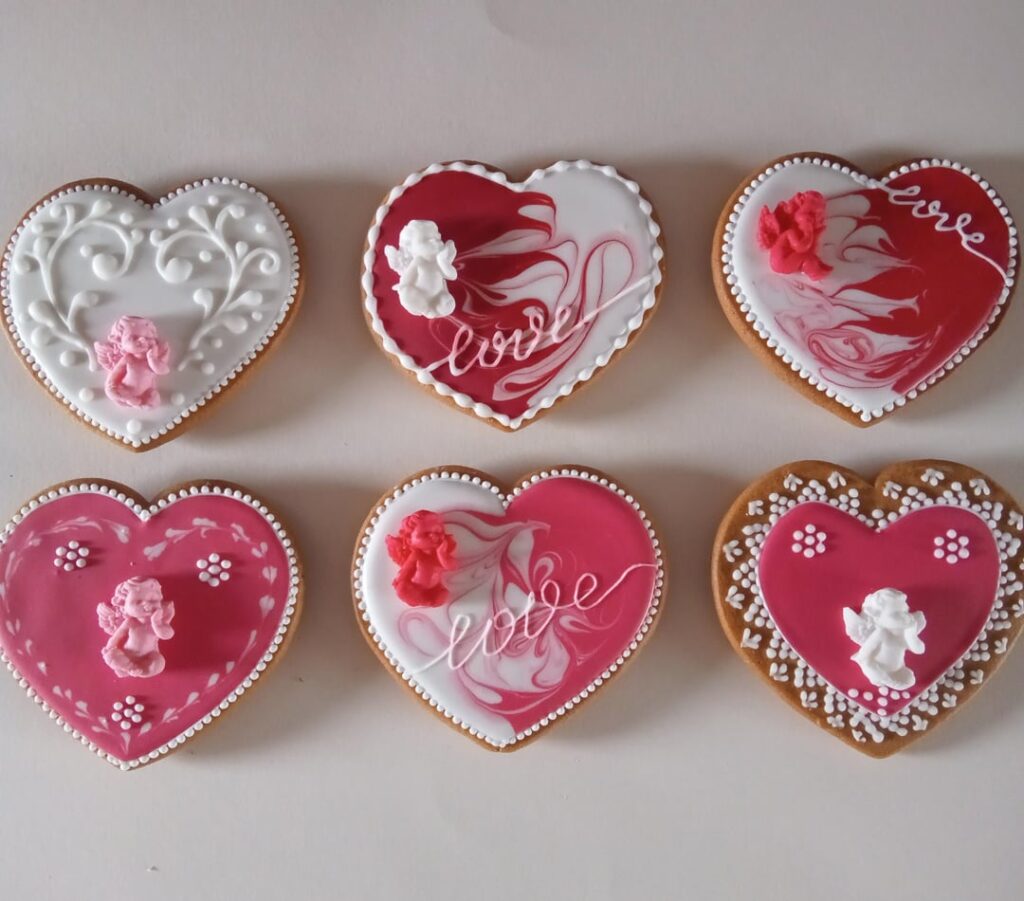 St Valentine's day cookies