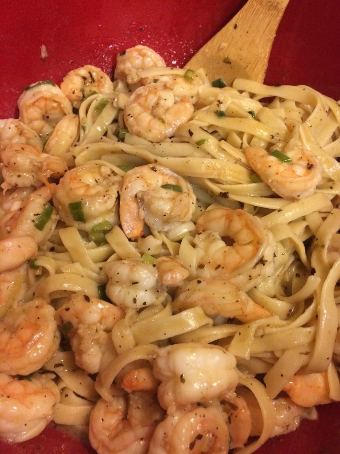 Shrimp pasta