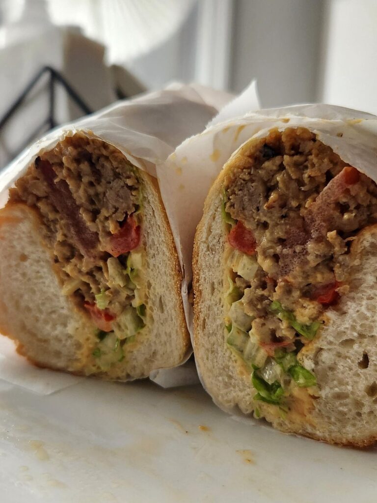 Made myself a chopped cheese