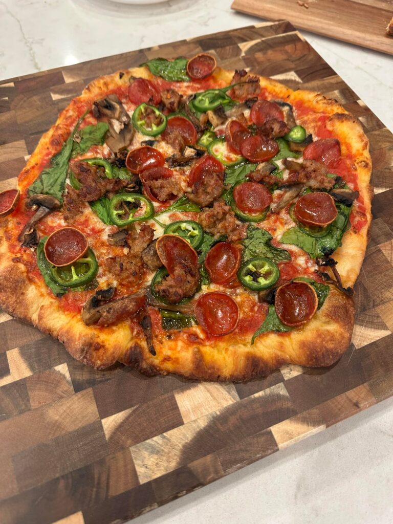 First ever attempt at making pizza