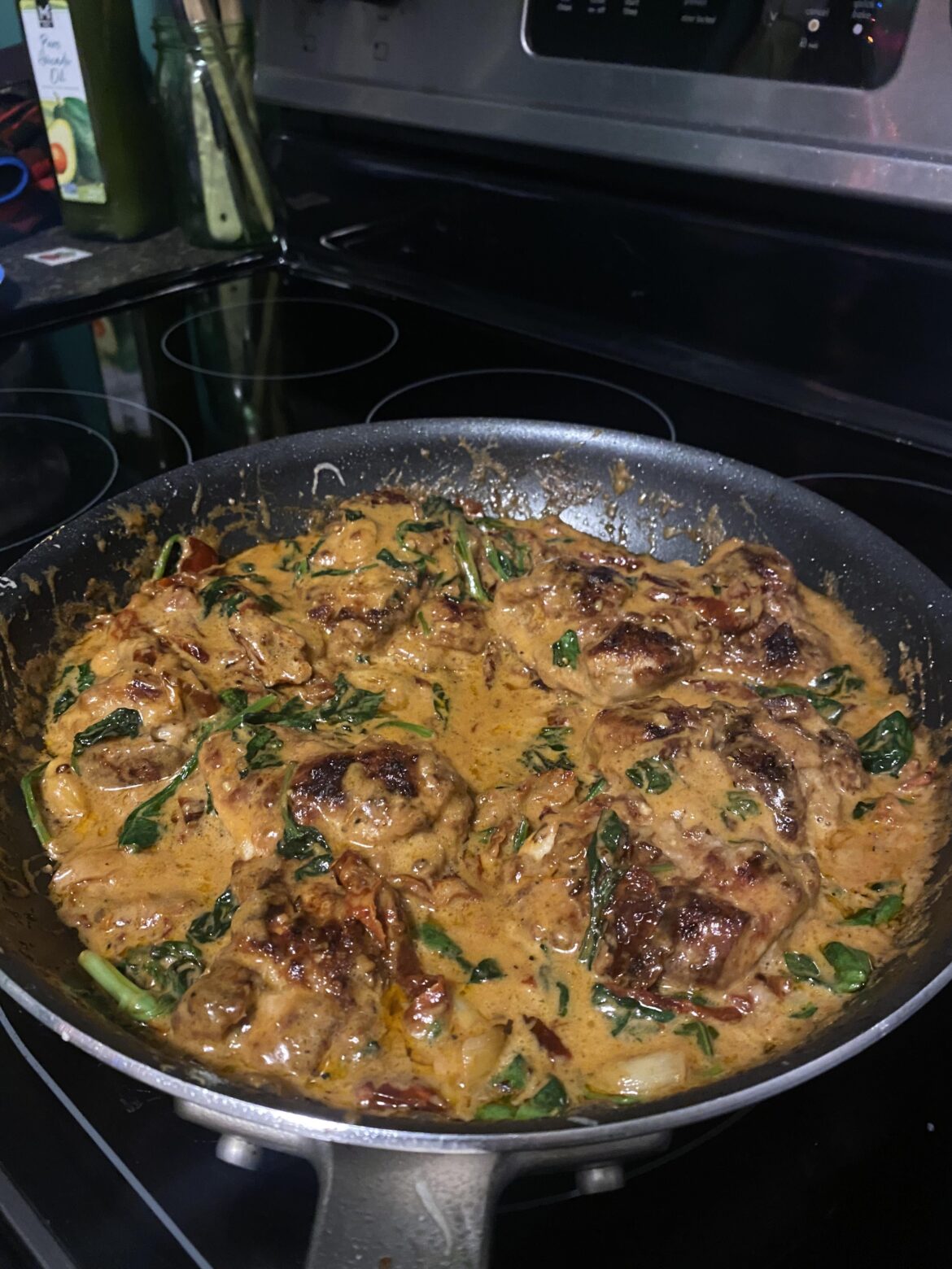 First attempt at Tuscan Chicken