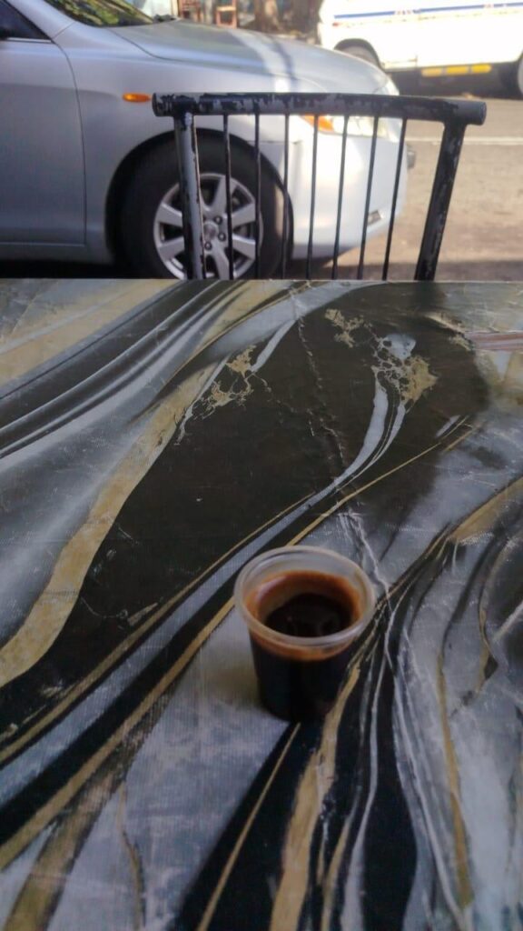 A small sip of happiness