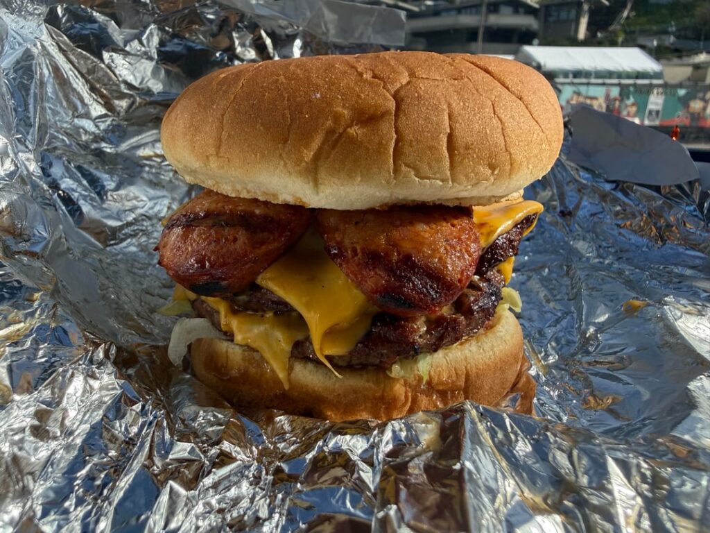 Double shackburger from the shack