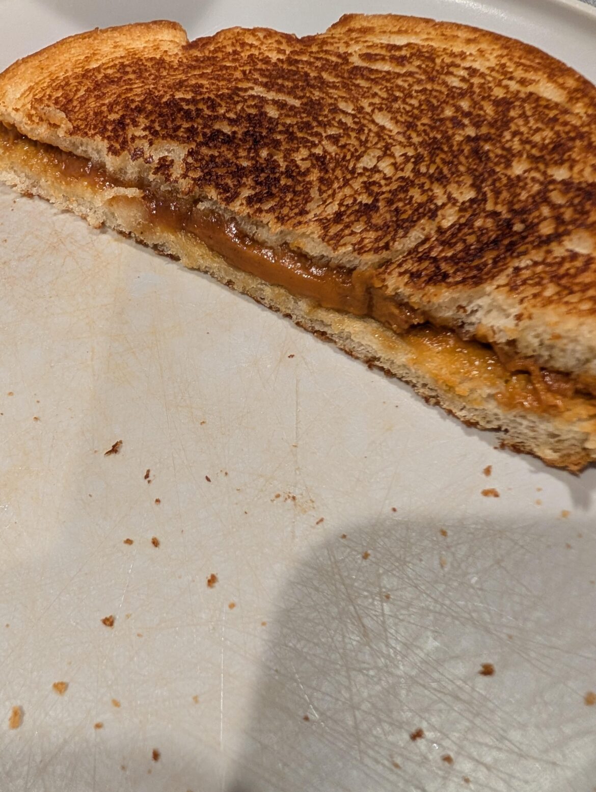 Grilled cheese with Brunost Cheese
