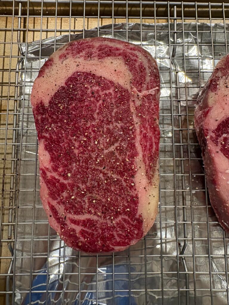 Reverse Sear Ribeye
