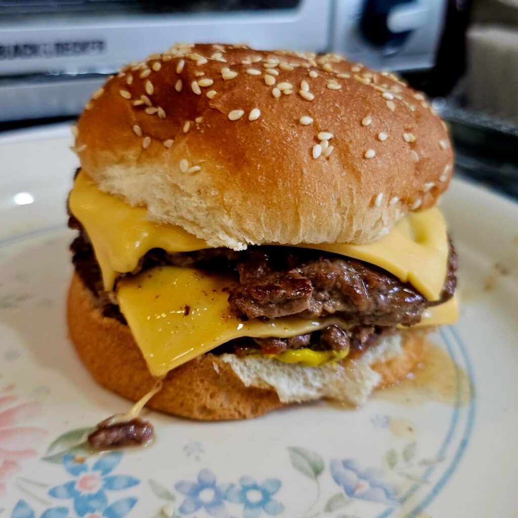 Double double smash burger