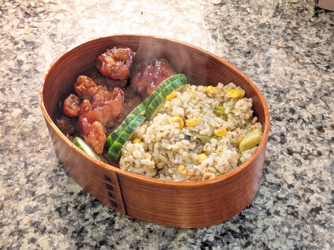 Orange chicken and fried rice