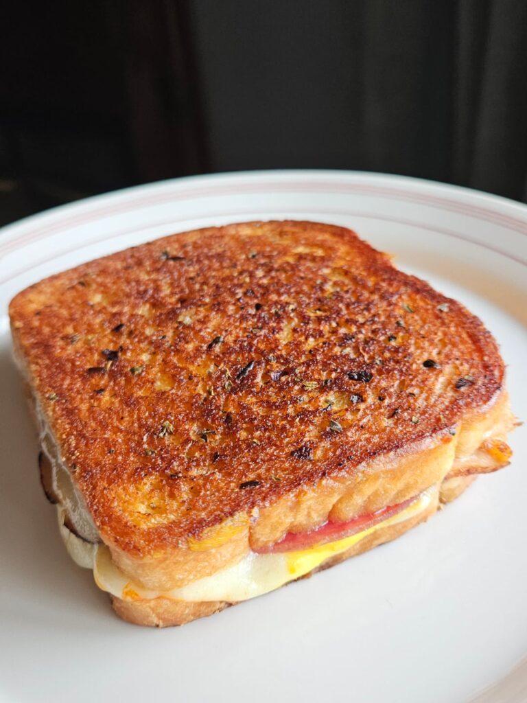 Hot honey chicken and salami