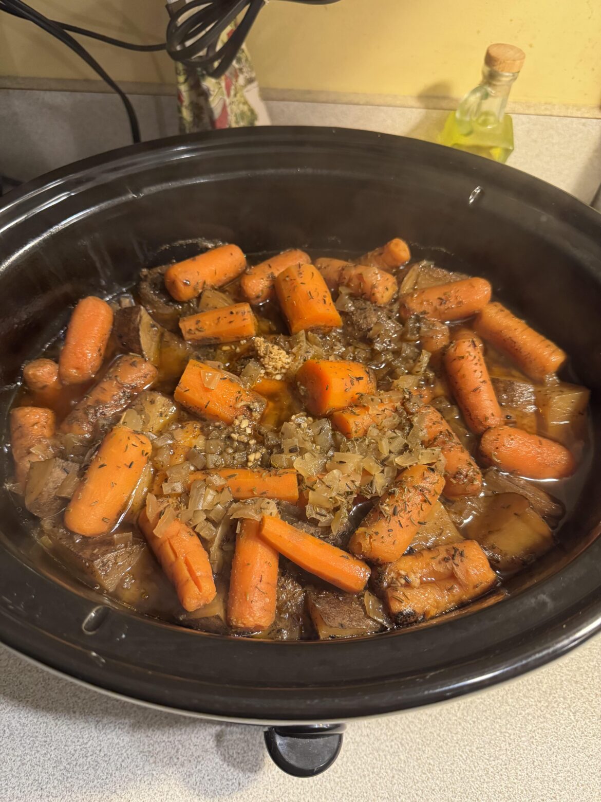 Pot roast on this snowy day