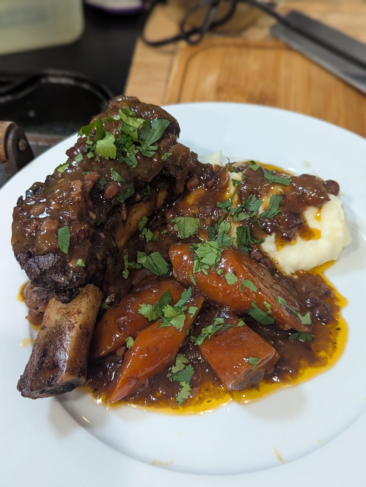 Braised beef rib (plate not short)