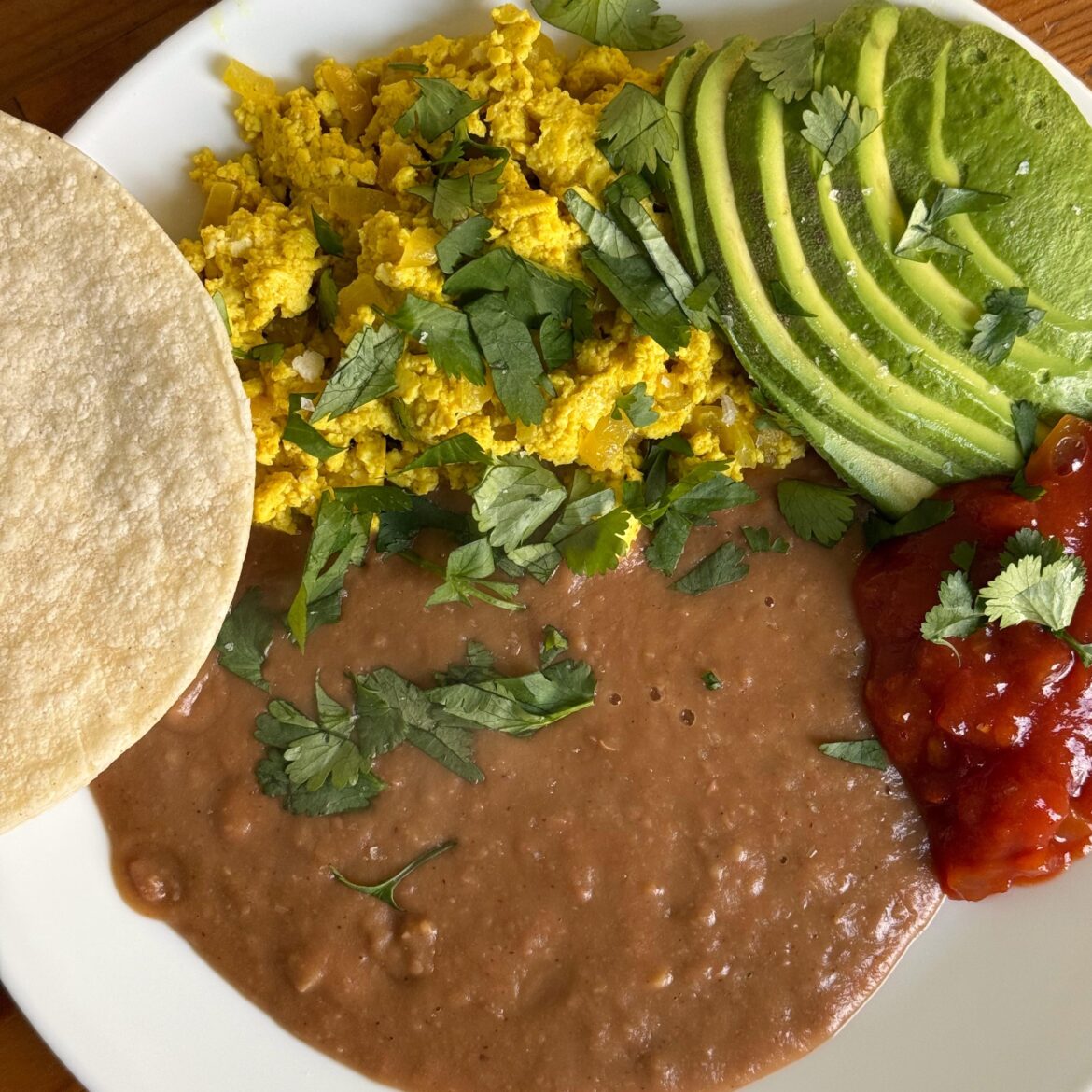 vegan Mexican breakfast