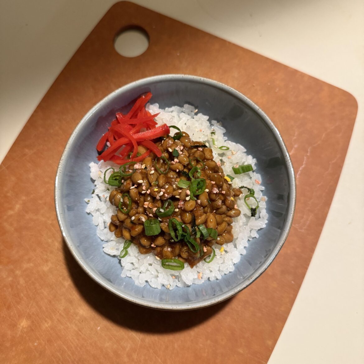 Natto on Nigata Koshihikari Rice