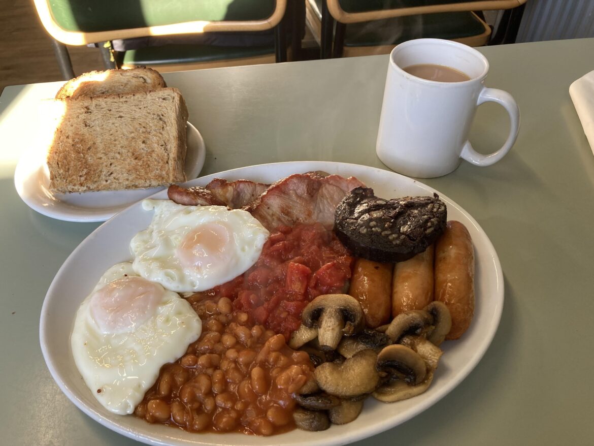 Lin’s Cafe, Cradley Heath West Mids. £9 all in with a brew. Solid