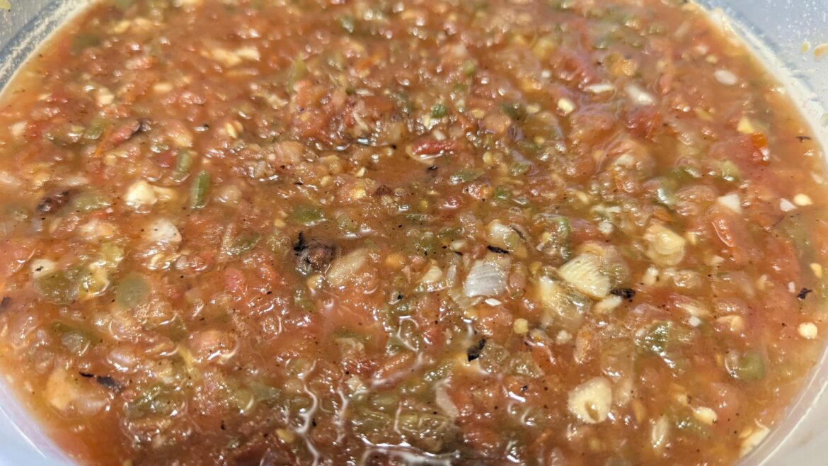 Just another smoked/charred roja