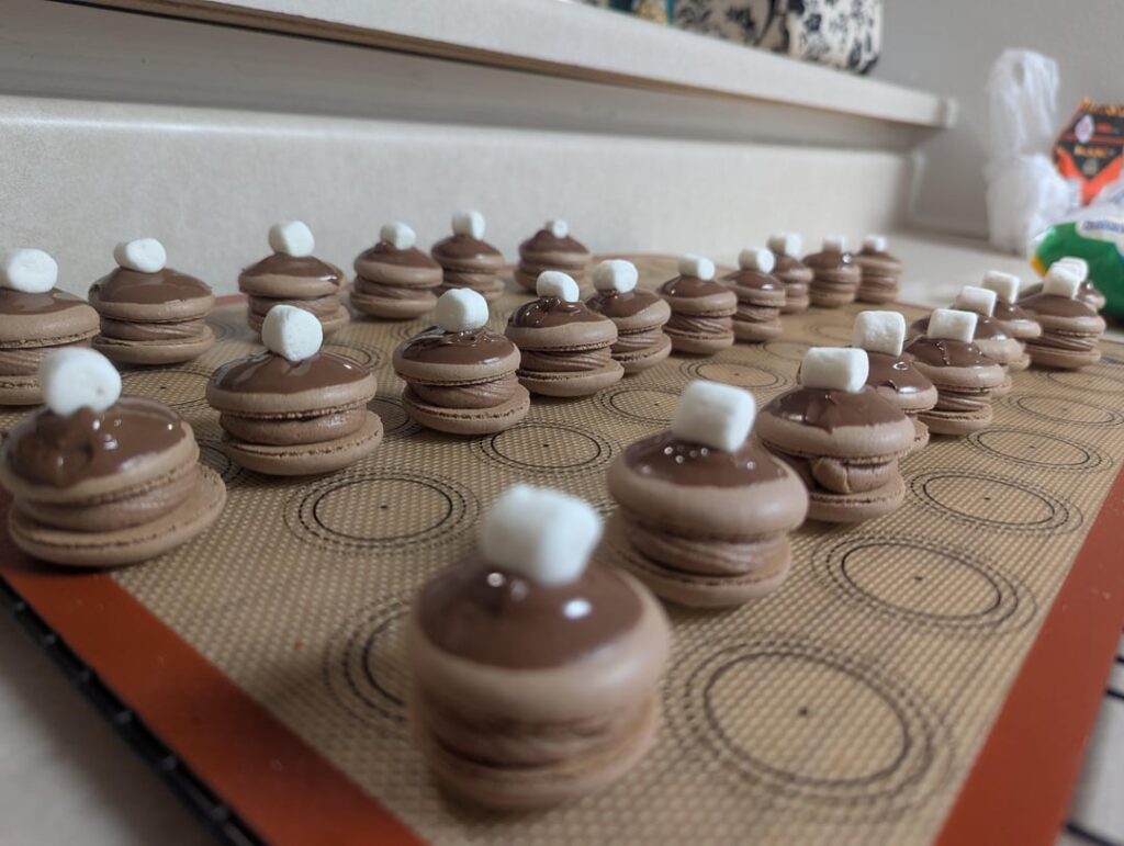 Hot Chocolate Macarons!
