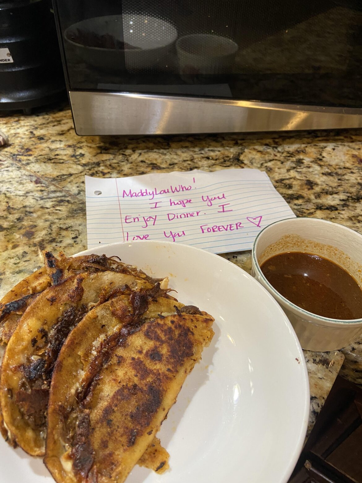 [homemade] Beria tacos my mom made for me!