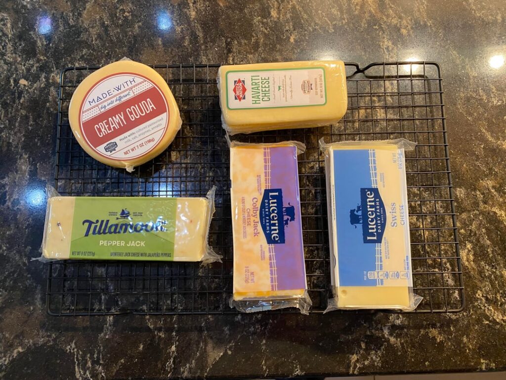 Cold weather today means cold smoking cheese