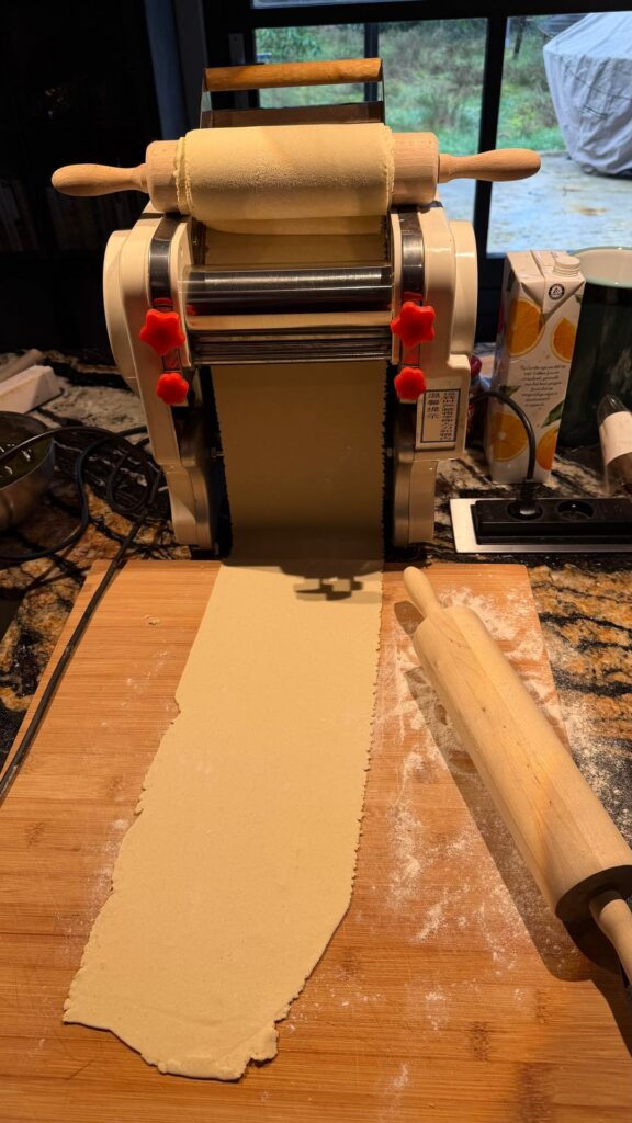 First time making noodles