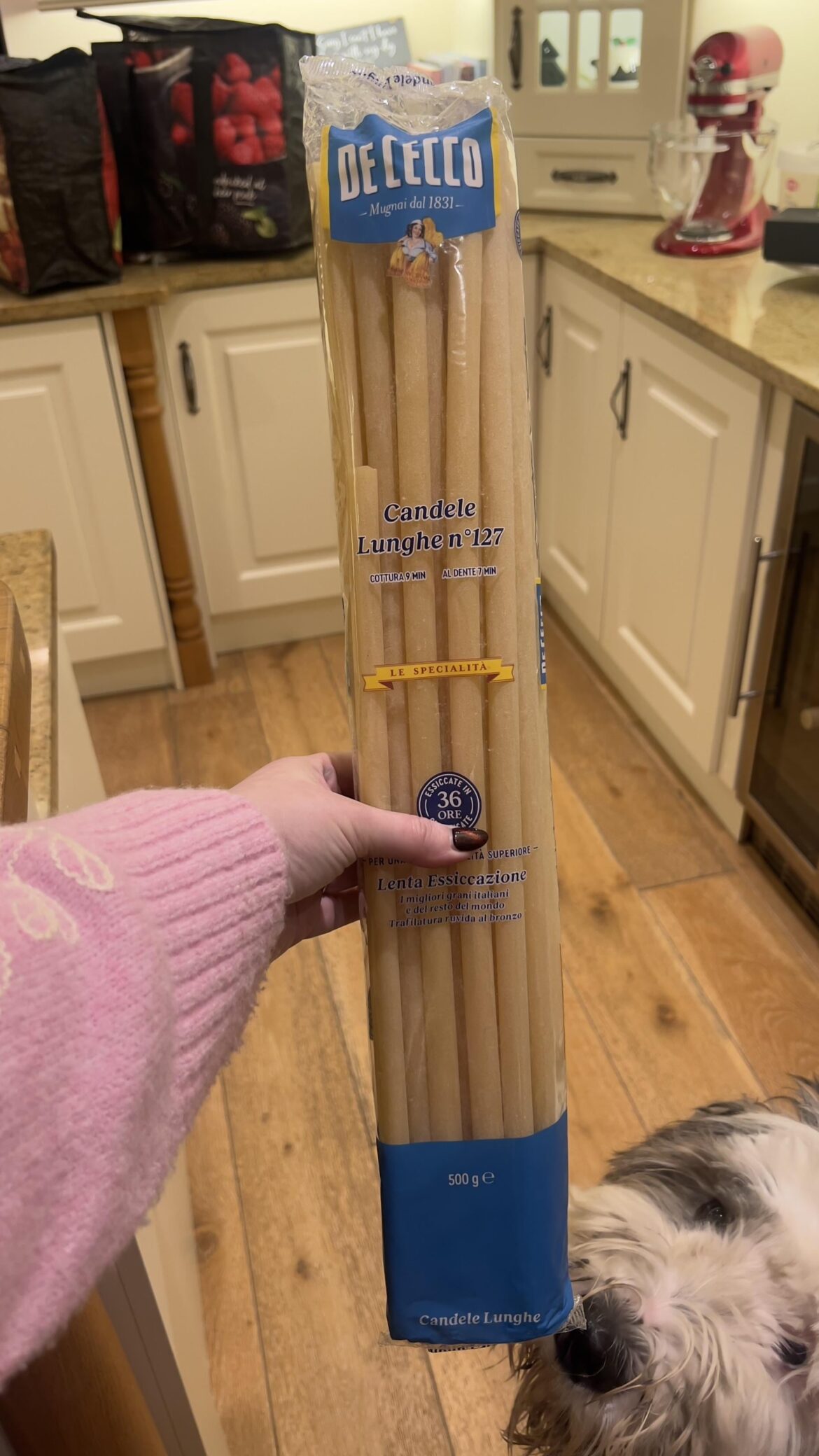 My pasta is bigger than your pasta.