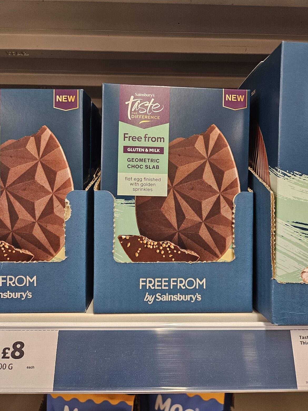 Geometric Chocolate Slab