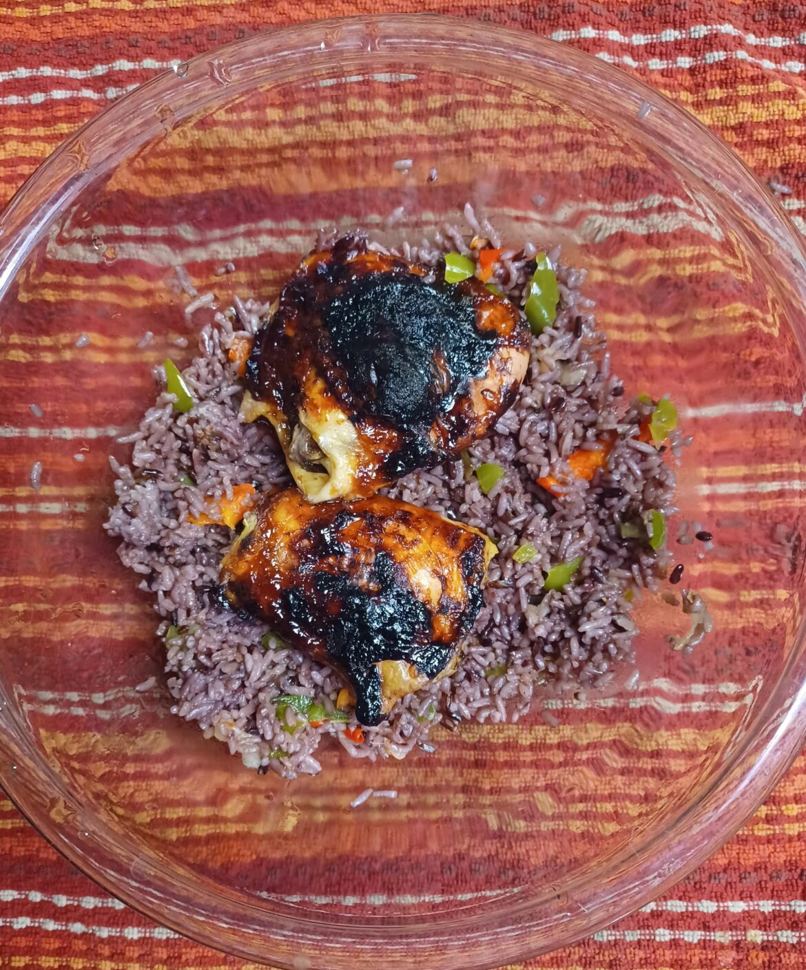 Rice and chicken. Sorta