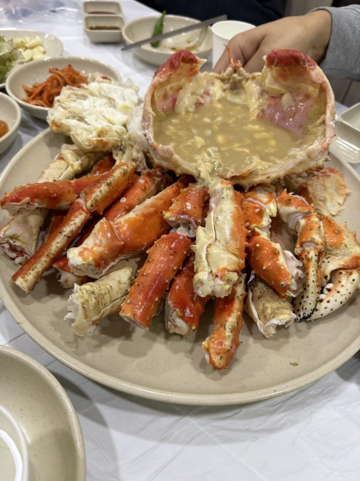 King Crab prepared Korean-style