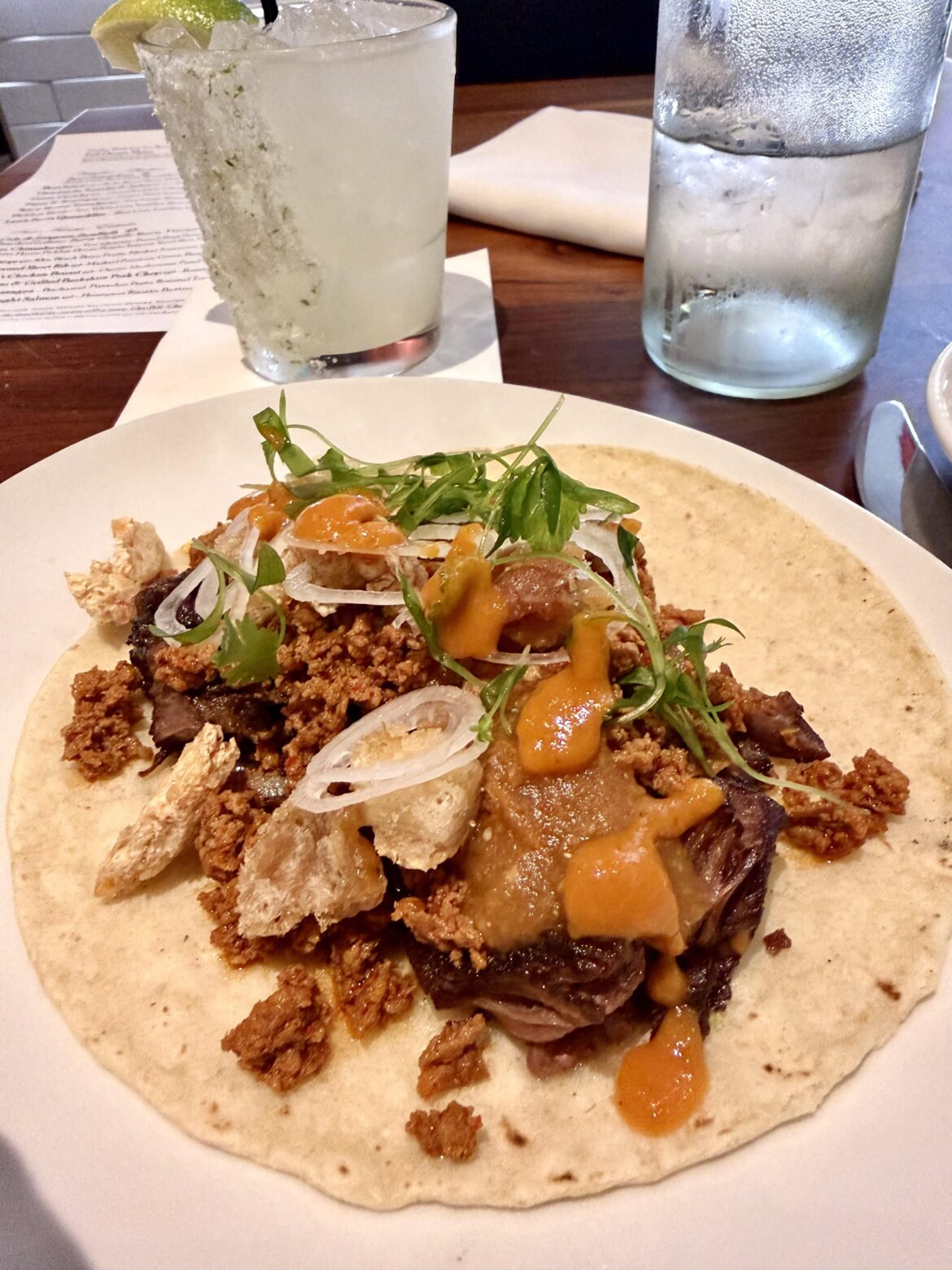 Would you pay $18 for this taco?