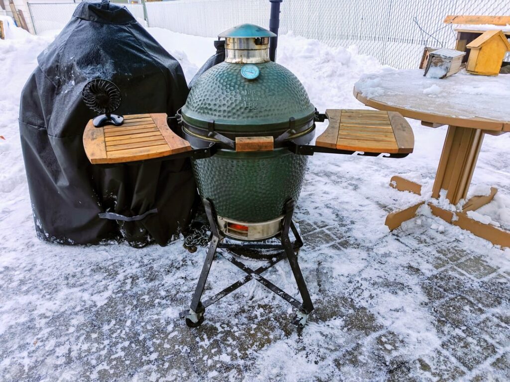 New Years Leg of Lamb in the Snow