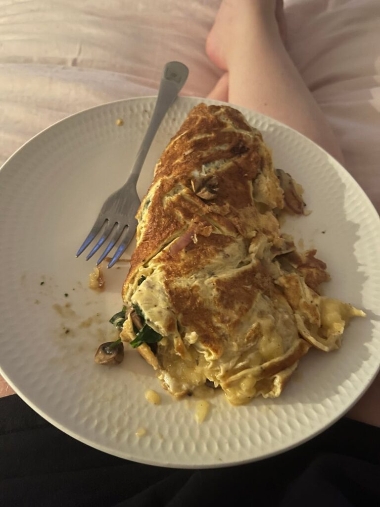 5 egg omelette