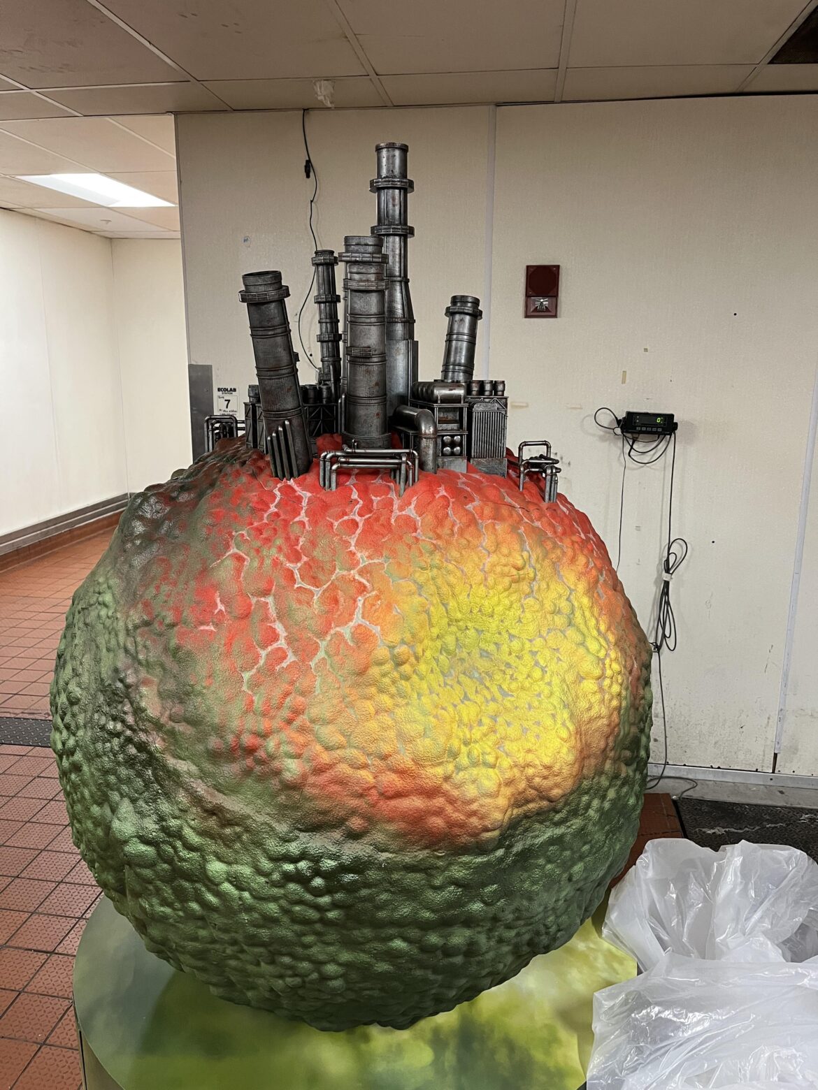 Left behind after event. Closest guess wins