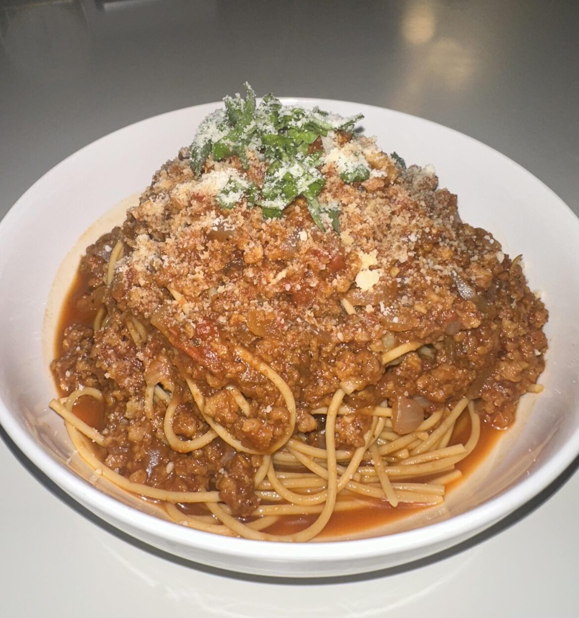 quick spaghetti bolognese 🍝