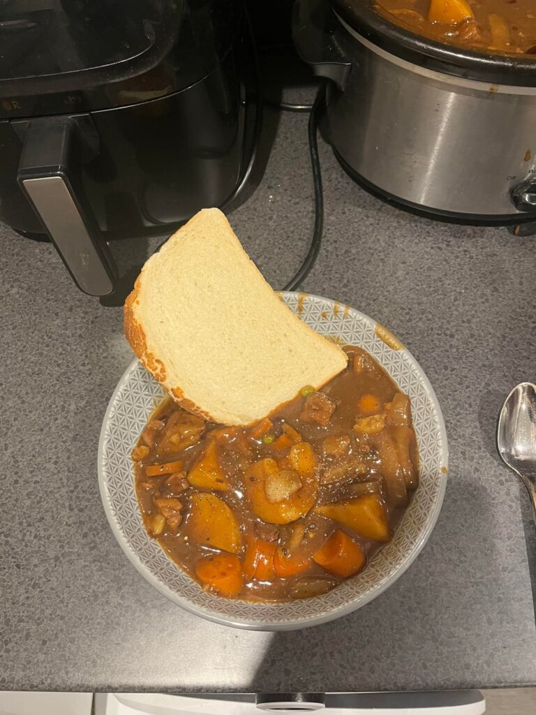 Got a slow cooker yesterday, first time using, don’t judge me too hard…