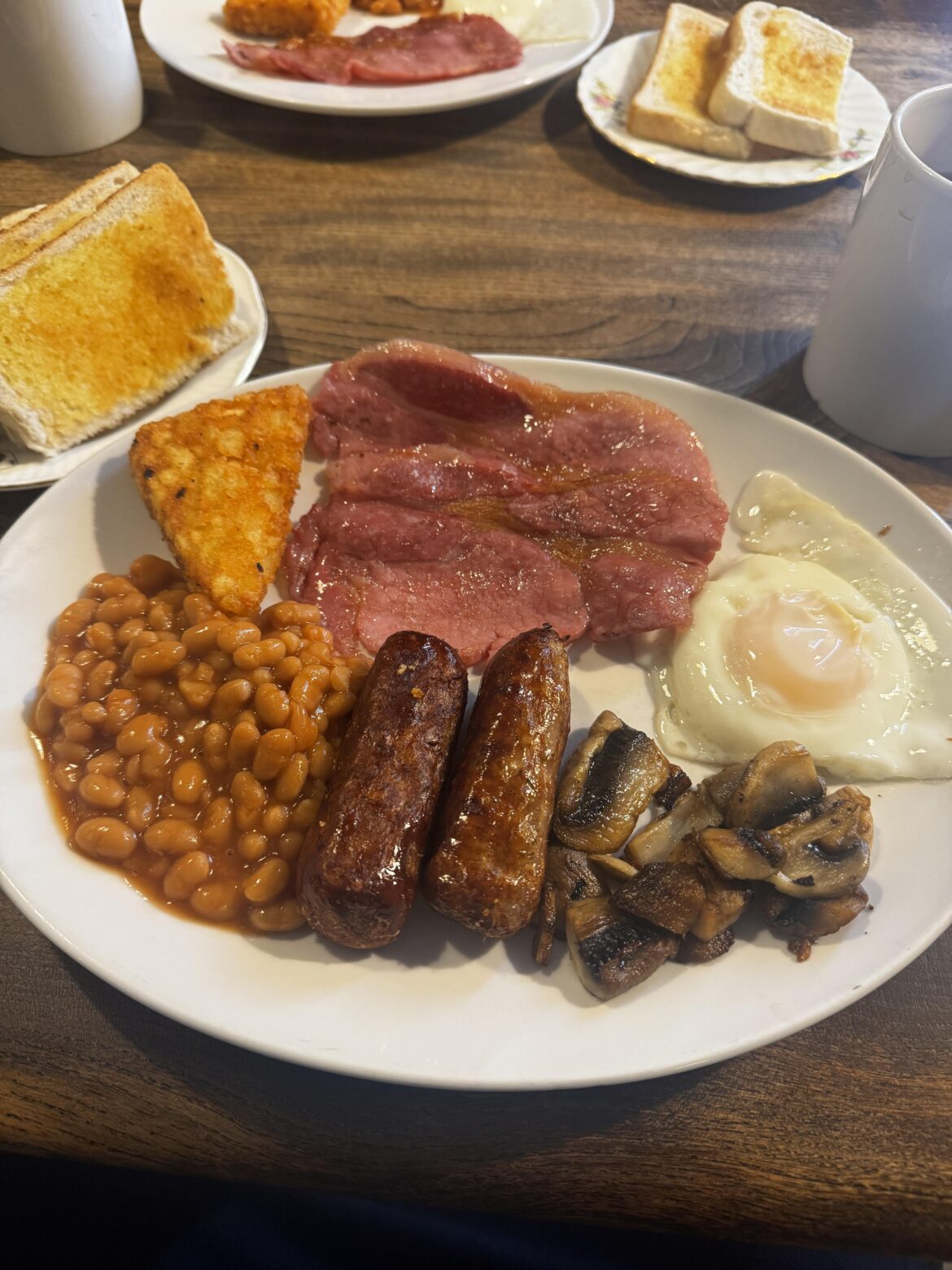 £8 Including tea and 2 x toast