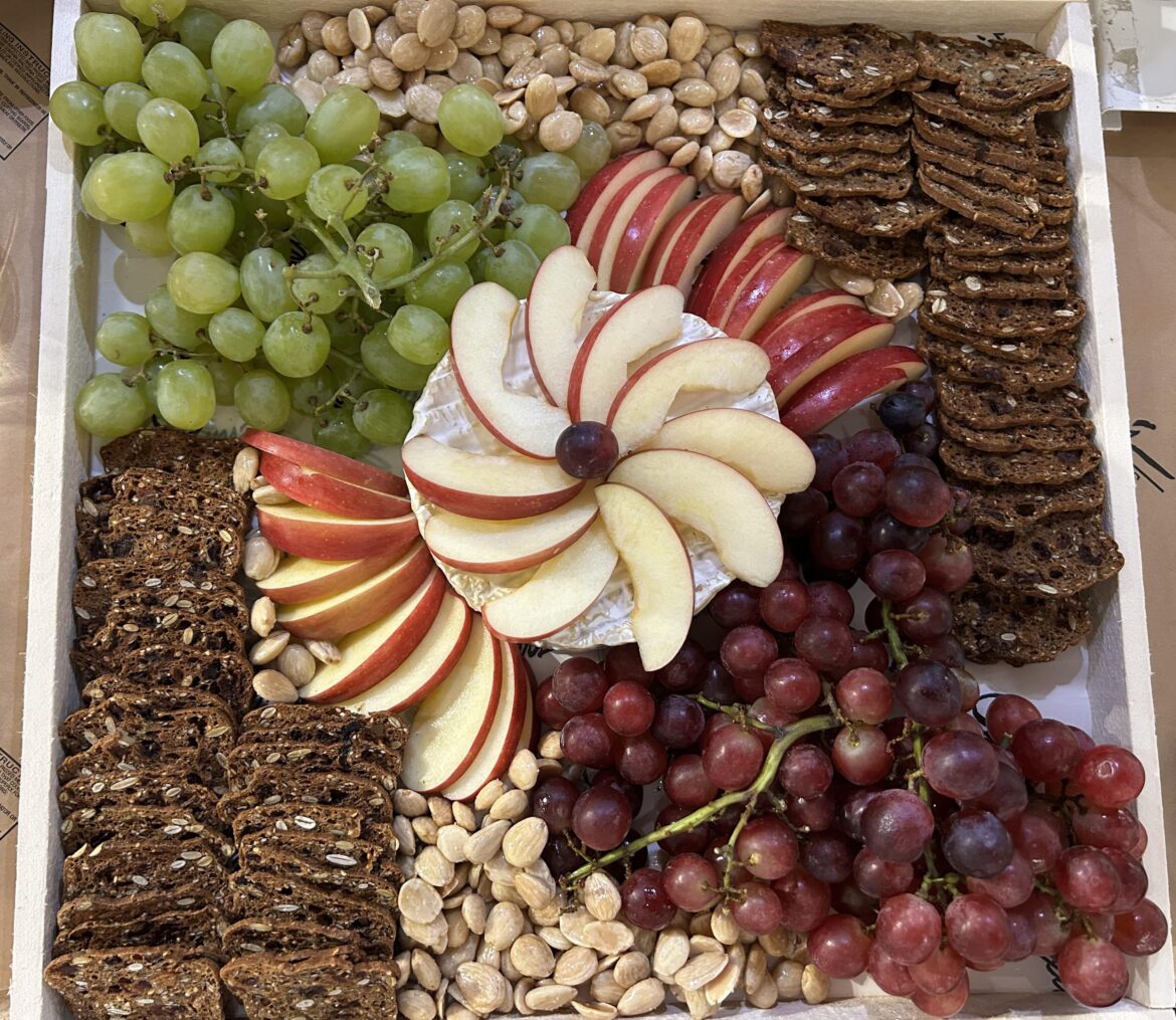 Triple cream and fresh fruit