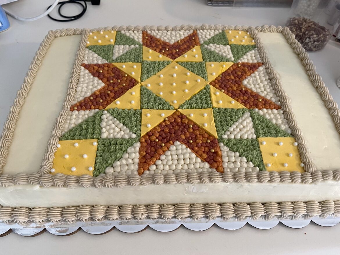 Quilt Square Cake