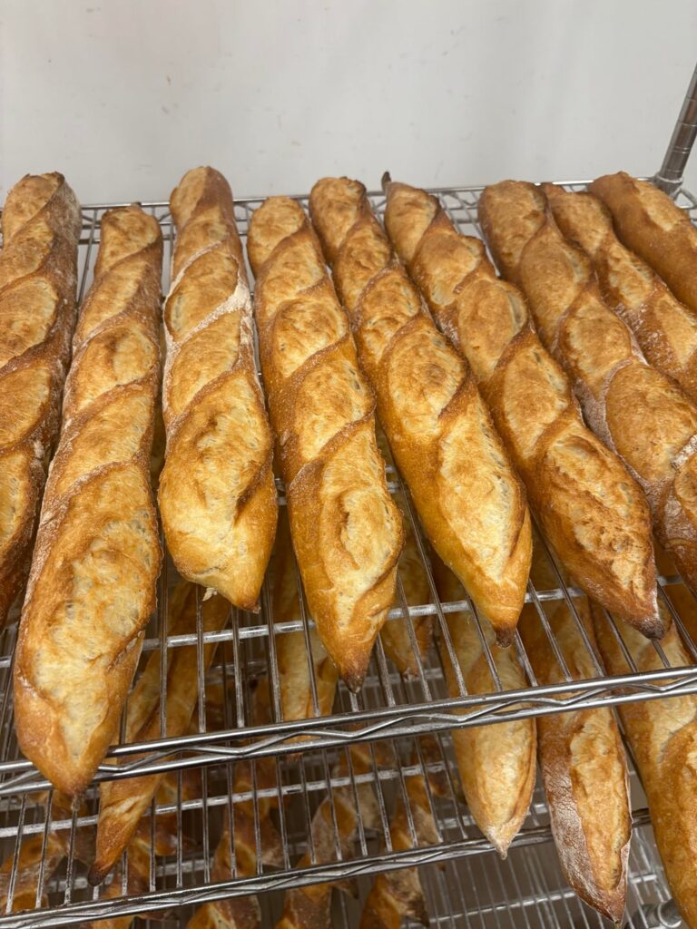 (Response) Baguettes scored before baking