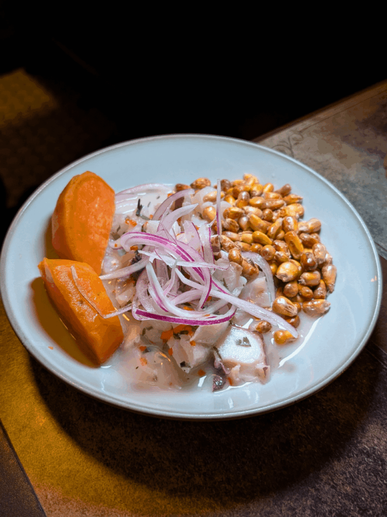 Cheviche from a Peruvian restaurant in Toronto [OC]