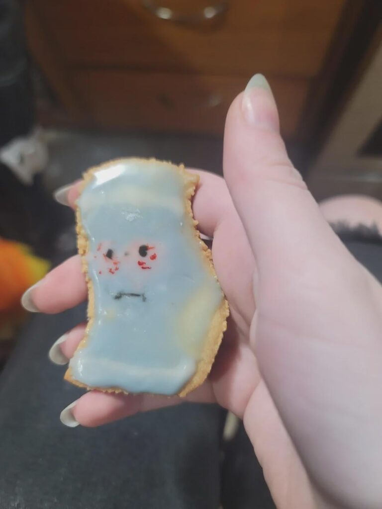 One of my stupid looking cookies from like a week ago