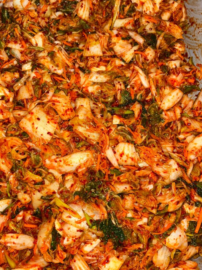 Made Kimchi for the fam
