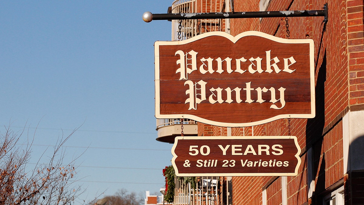 Pancake Pantry sign in Nashville, Tennessee.