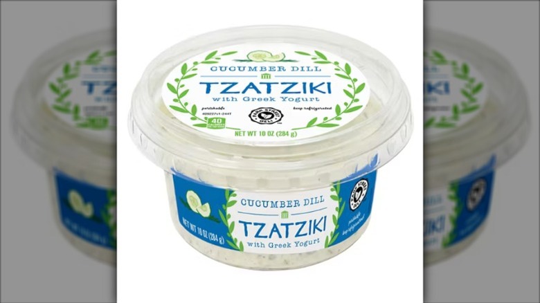 A container of Park Street Deli Cucumber Dill Tzatziki