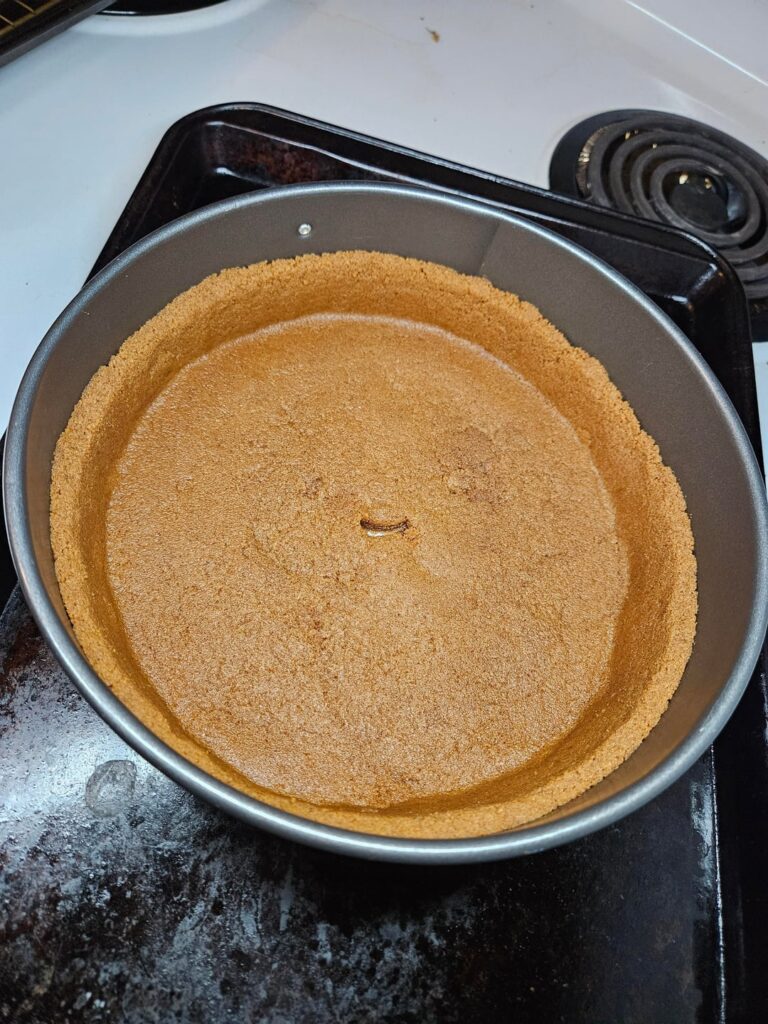 First time Biscoff Cheesecake [Homemade]