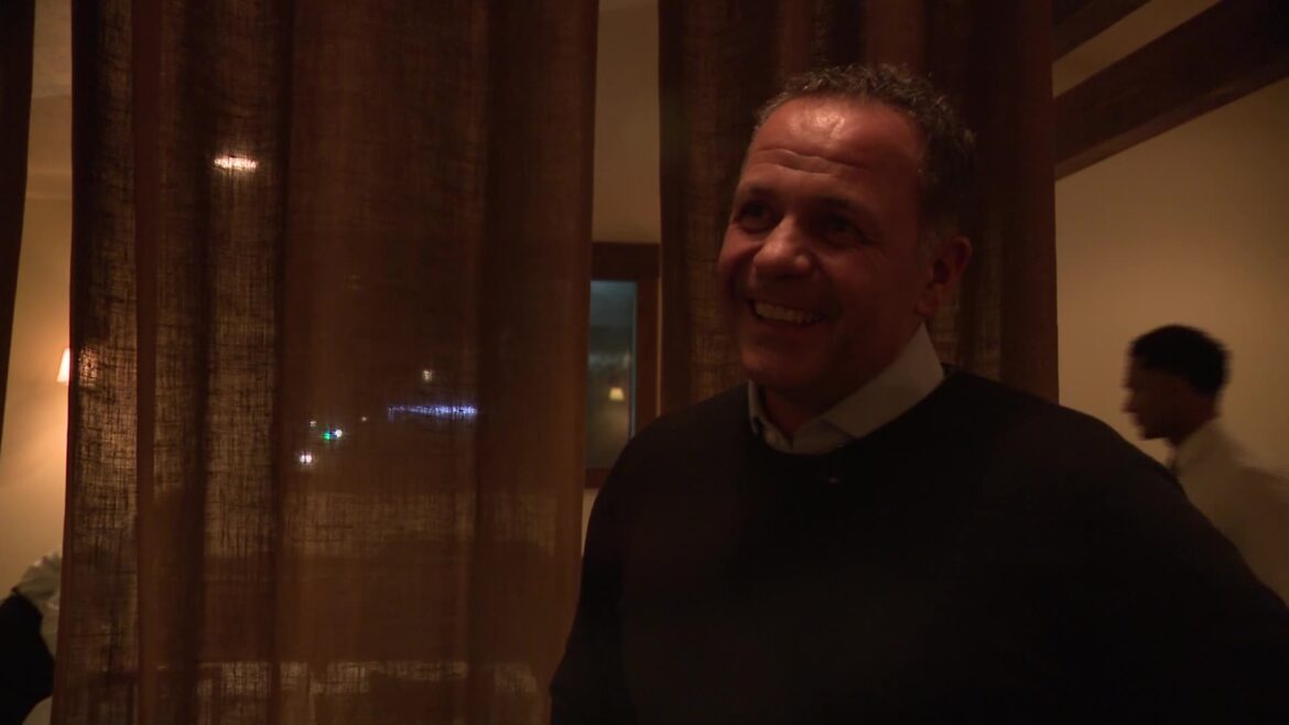 Veneto owner Marco Stevanoni teaches the KSL Olympics team what an authentic Italian meal looks lik...