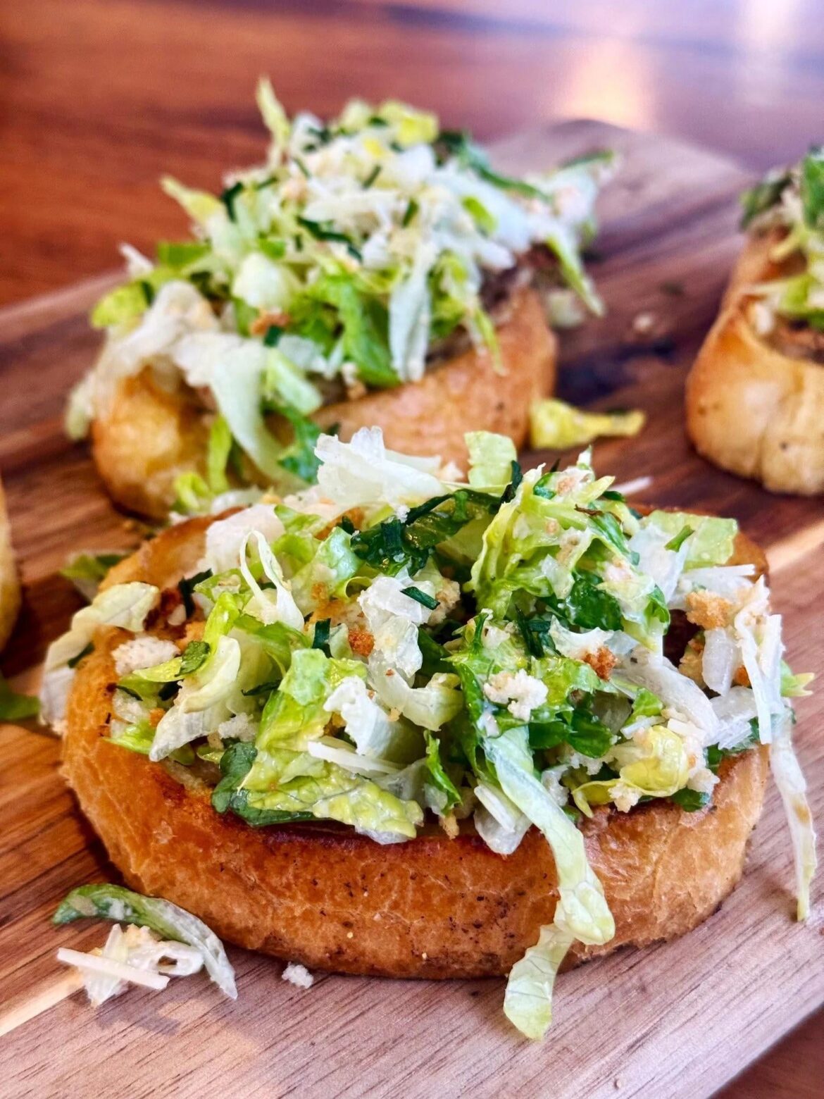 Blackstone Chicken Caesar Garlic Toast 😋