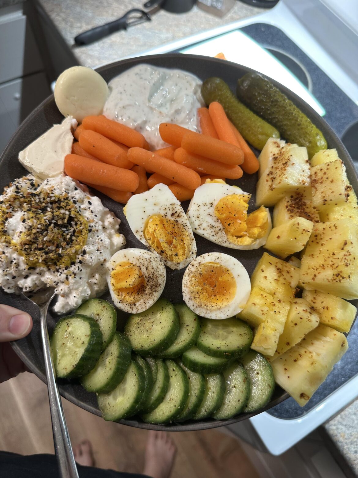 My dinner/snackplate