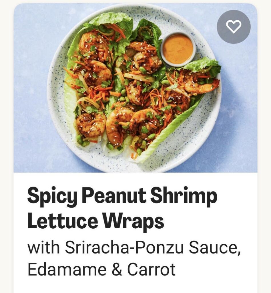 Spicy peanut shrimp lettuce wraps
