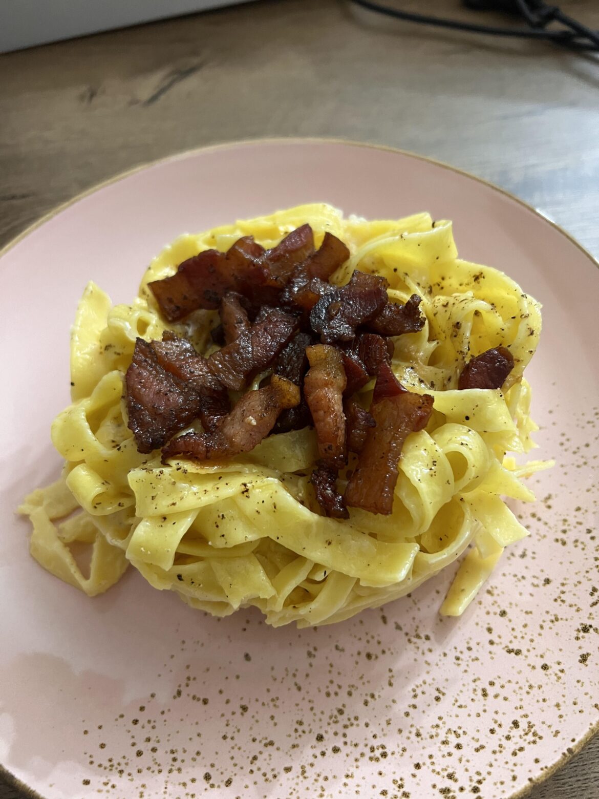 My delicious carbonara!